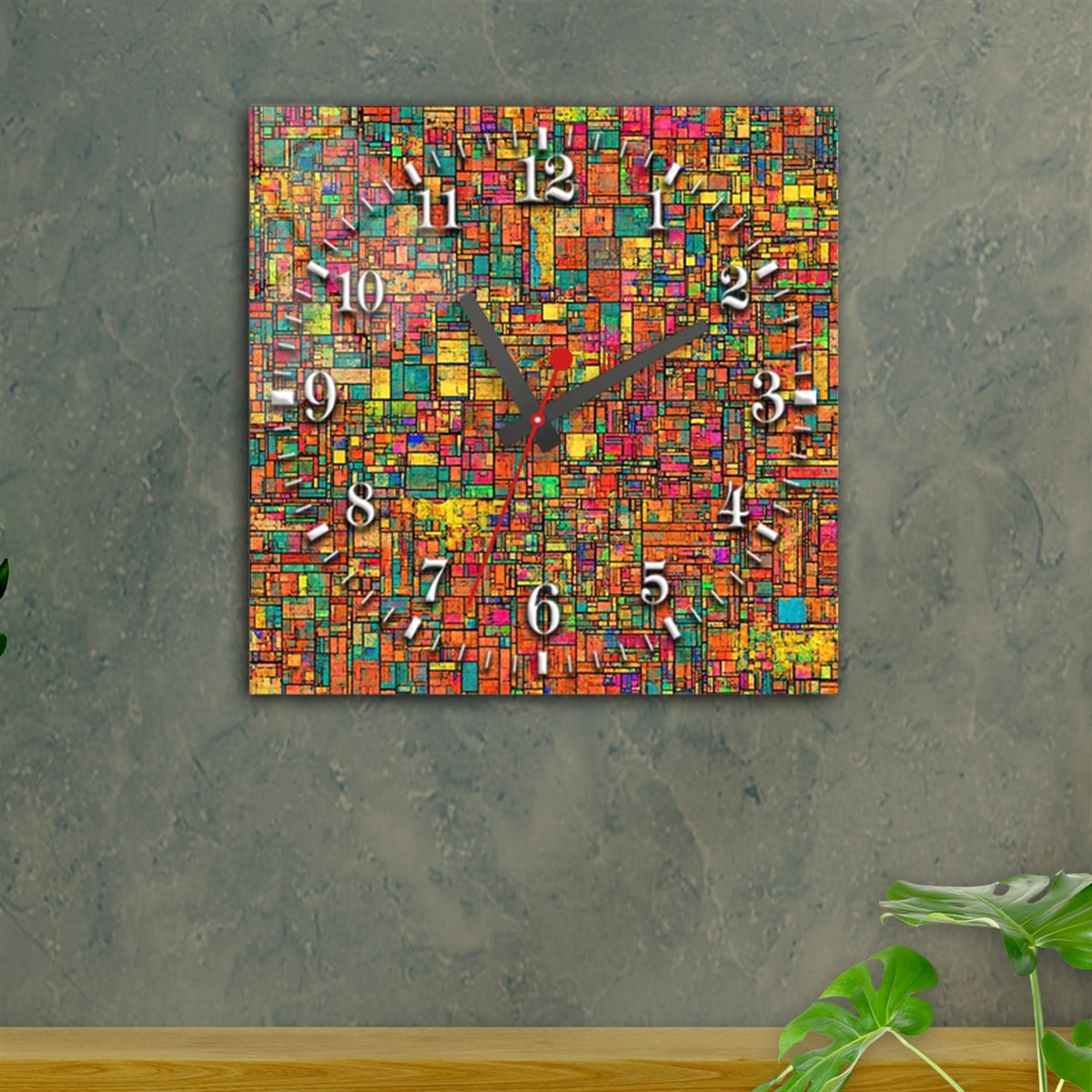 D’horloge en verre sont