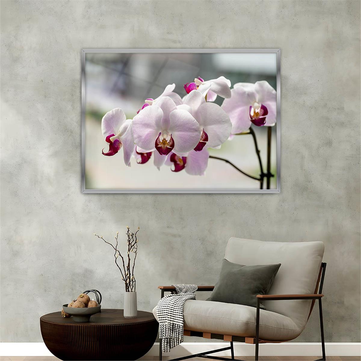bedrucktes Glas mit Aluminiumrahmen und Natur Themen 