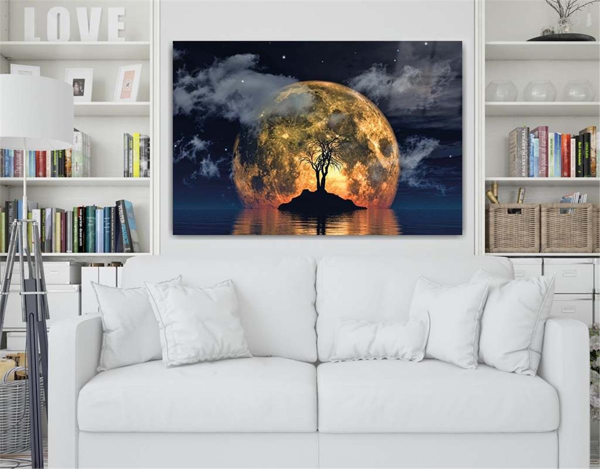 Thema Natur auf bedrucktem Glas