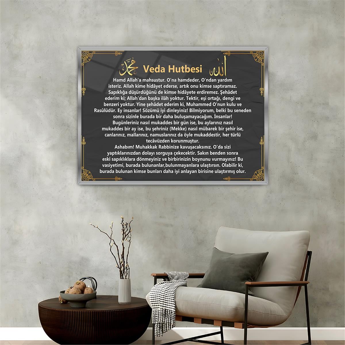 bedrucktes Glas mit Aluminiumrahmen und Religiösen Themen 