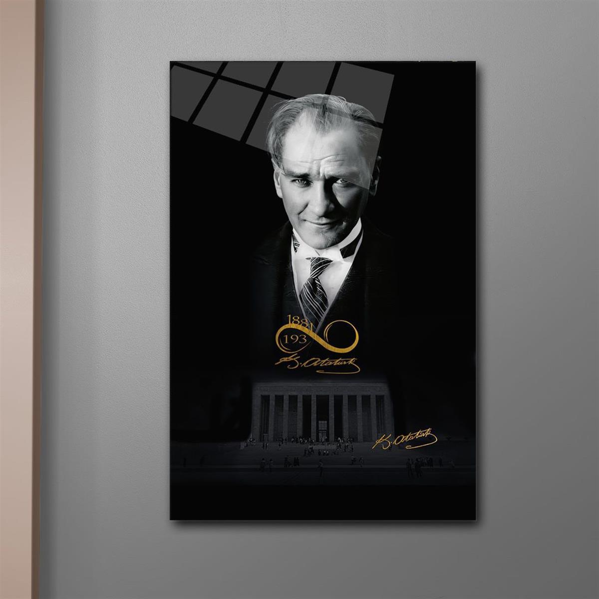 Haftanın İndirimli Ürünü Dikey Cam Tablo 60x90 cm