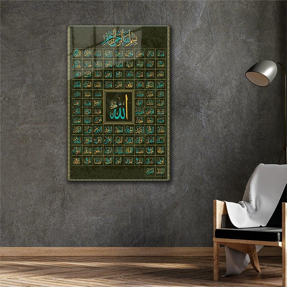 Haftanın İndirimli Ürünü Dikey Cam Tablo 60x90 cm