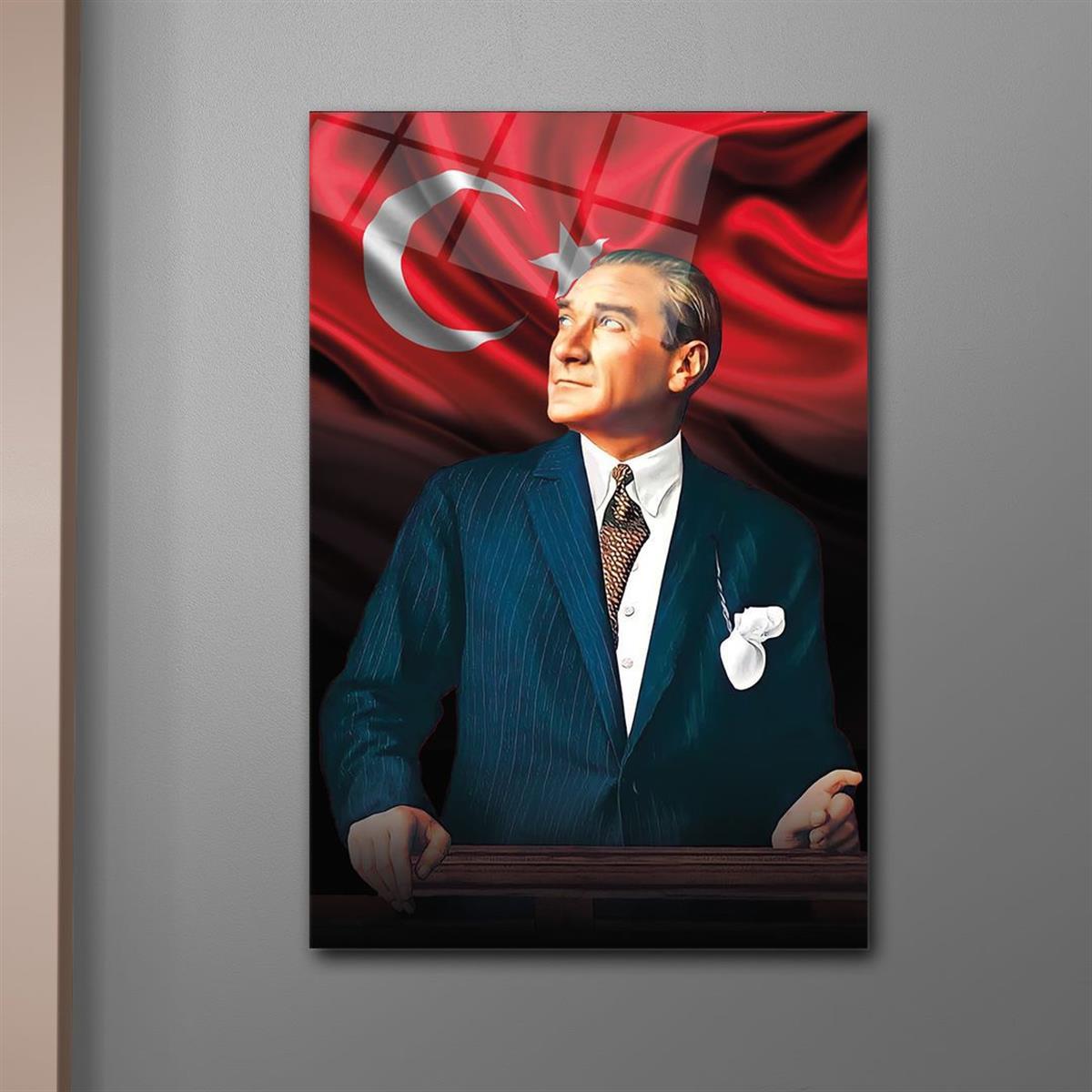 Haftanın İndirimli Ürünü Dikey Cam Tablo 60x90 cm
