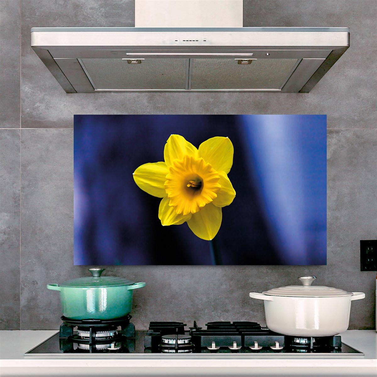 Ocak Arkası Cam Tablo 40x70 cm