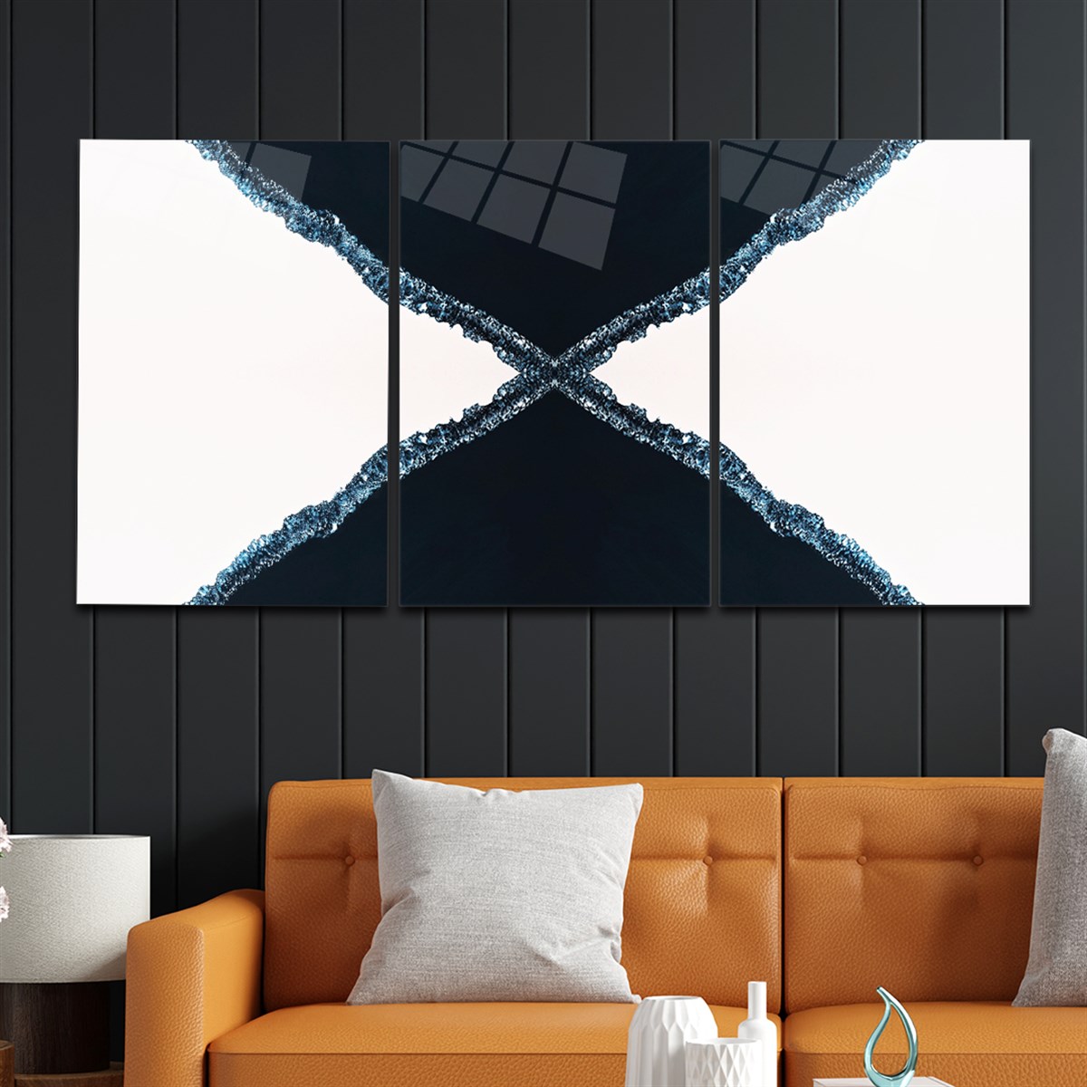 Tempered Glasss Wall Arts Art-Themed Set