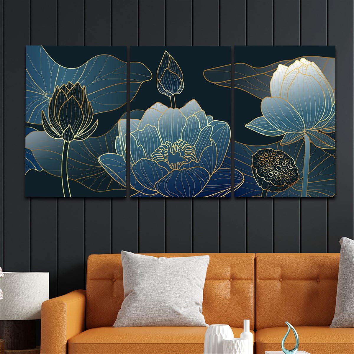 Tempered Glasss Wall Arts Art-Themed Set