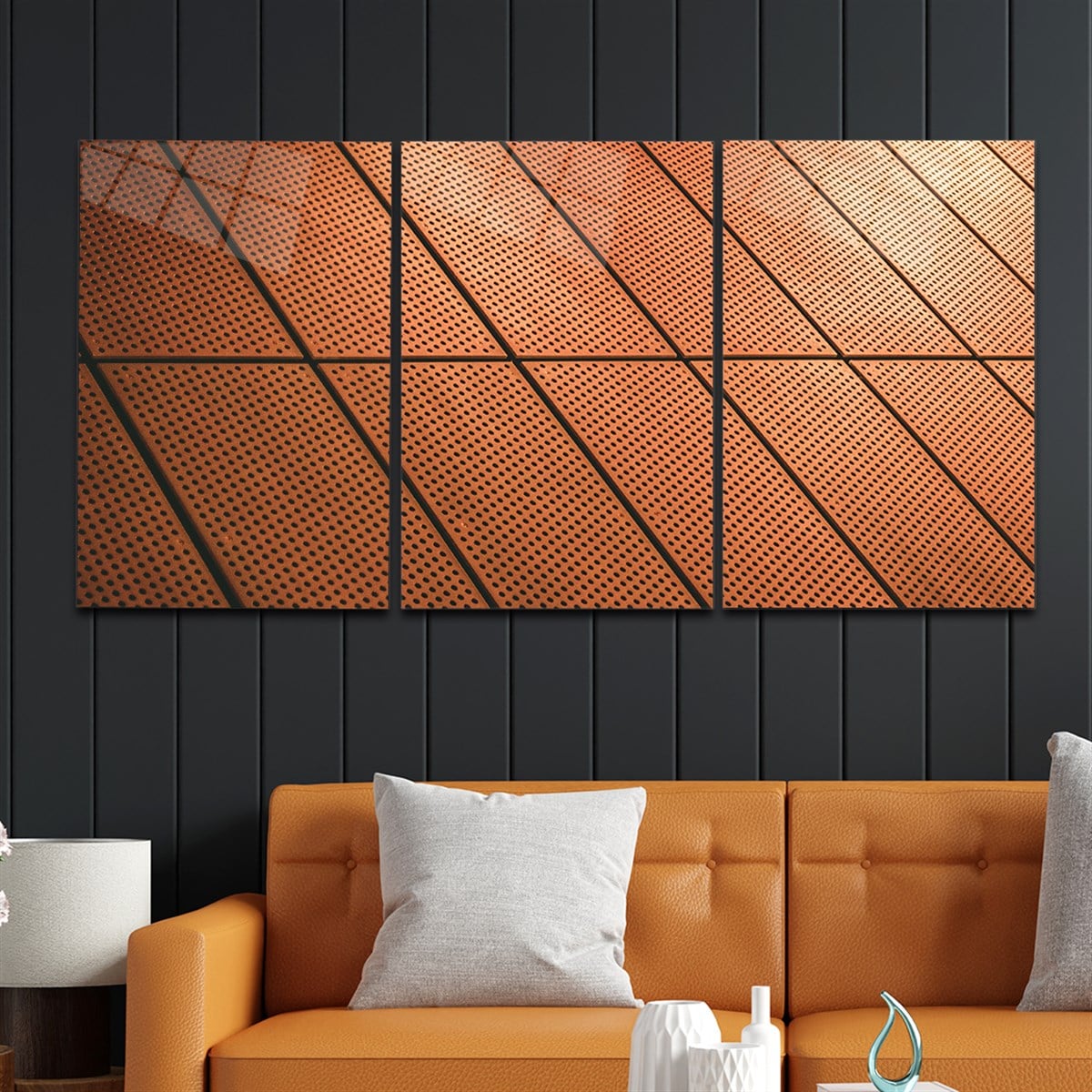 Tempered Glasss Wall Arts Art-Themed Set