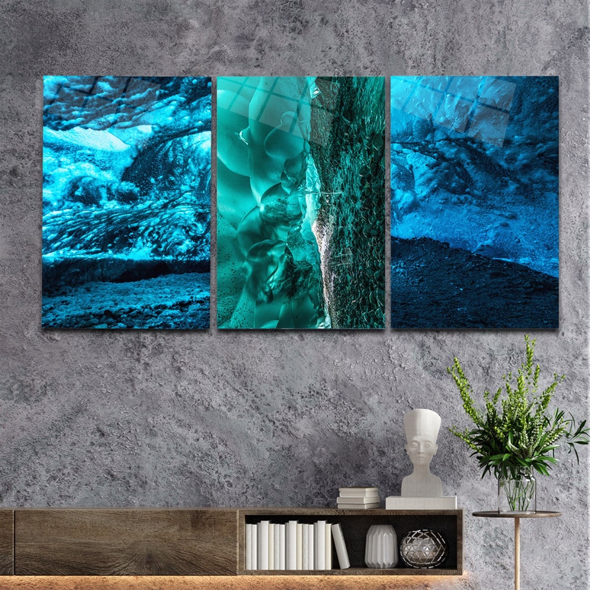 3er Set mit Kunst Thema