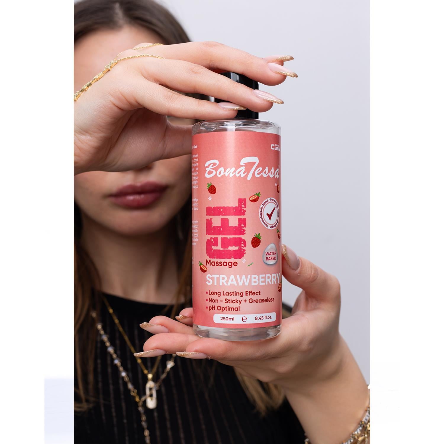 Bona Tessa Çilek Aromalı Masaj Jeli 250 ml