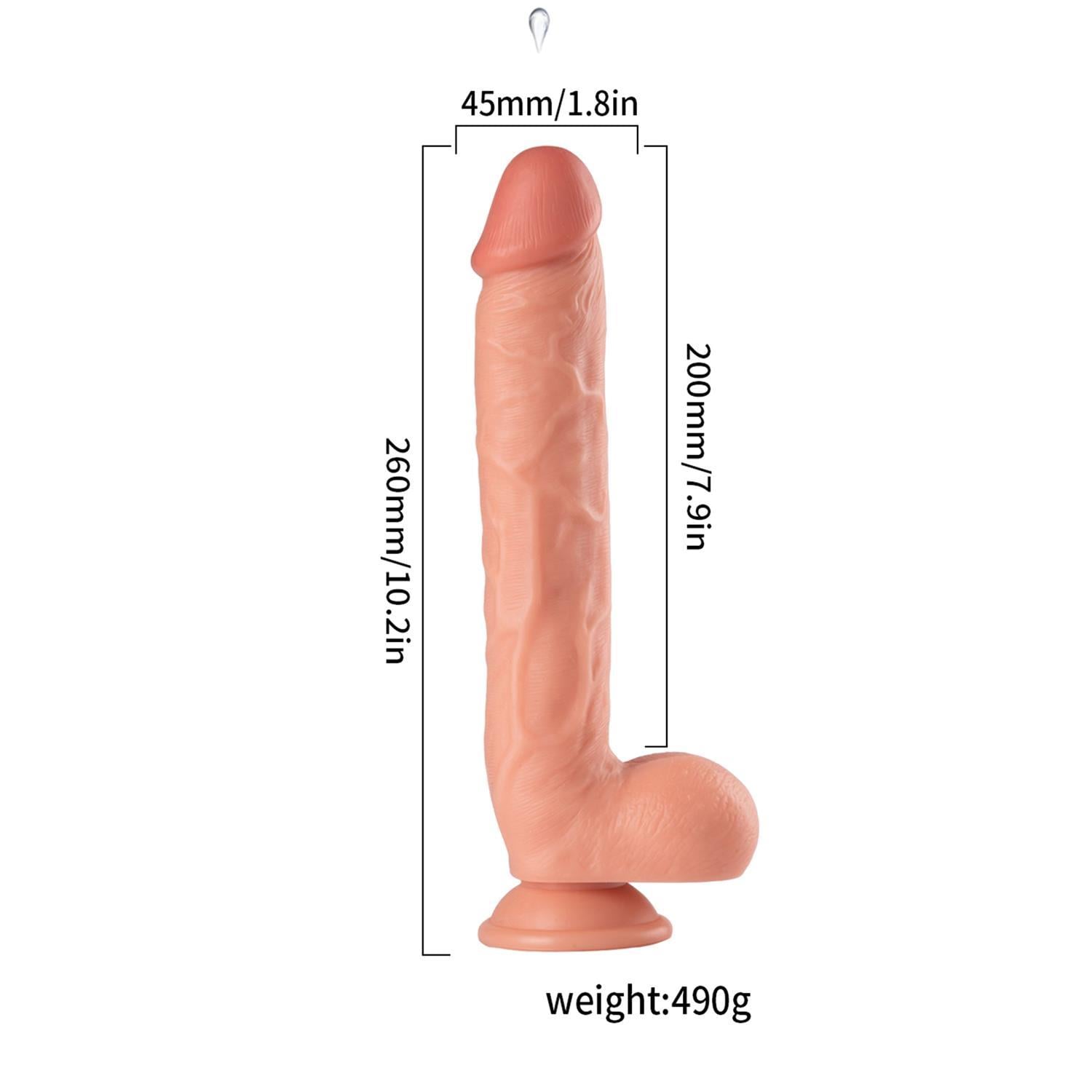 Boşalan Gerçekçi Dildo - 26 cm
