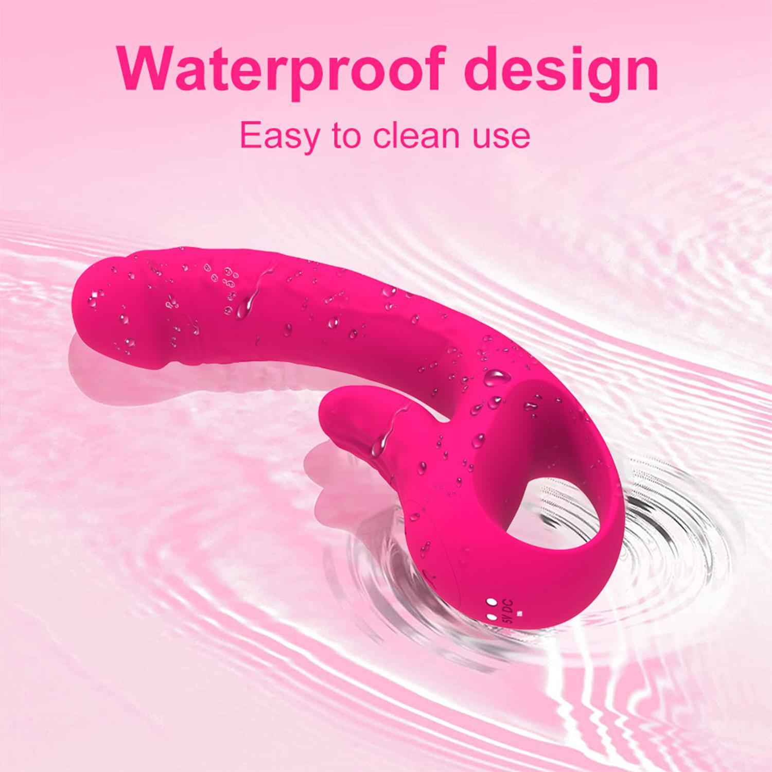 Çift Motorlu Modern Rabbit Vibrator Pembe