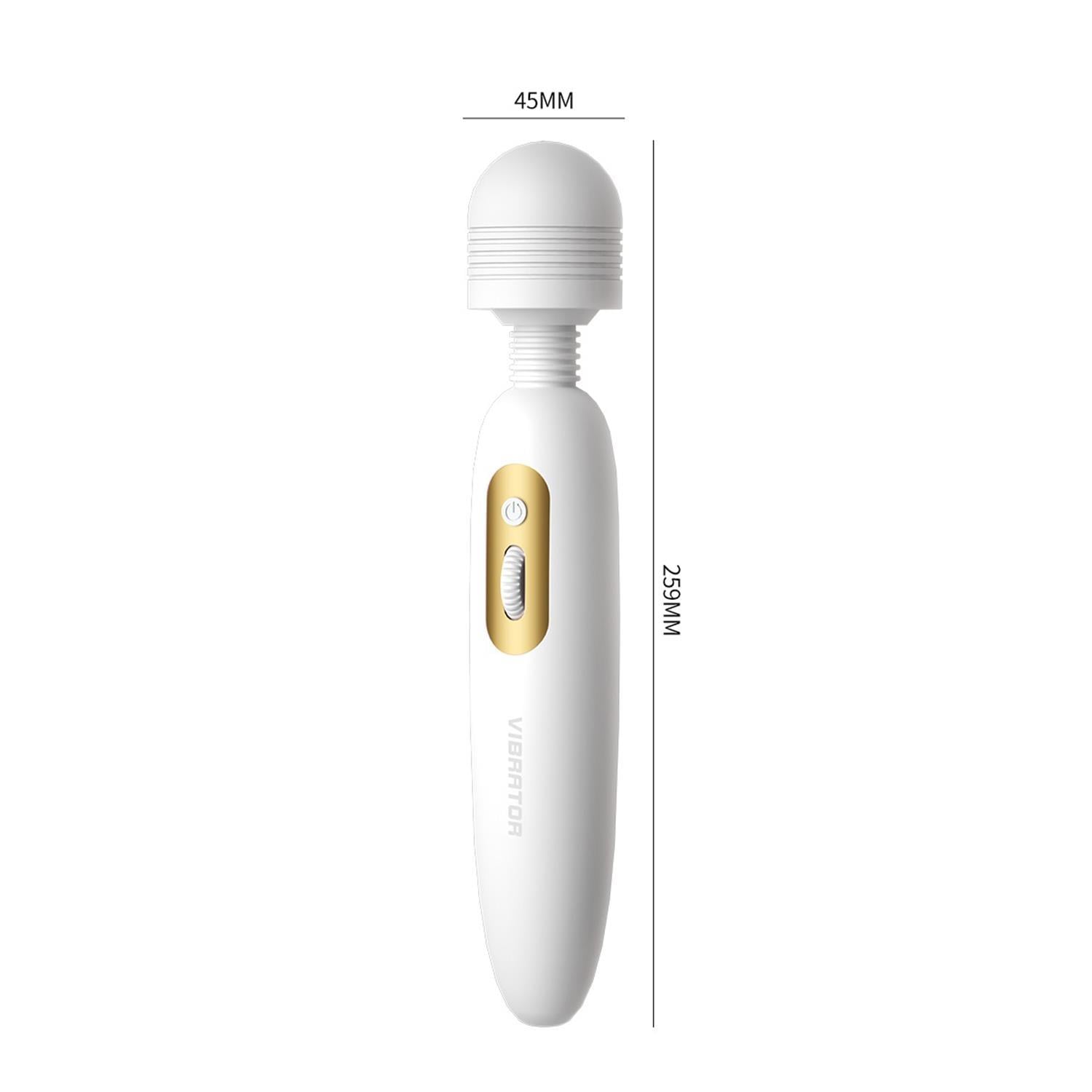 Modern Masaj Wand Vibratör Beyaz