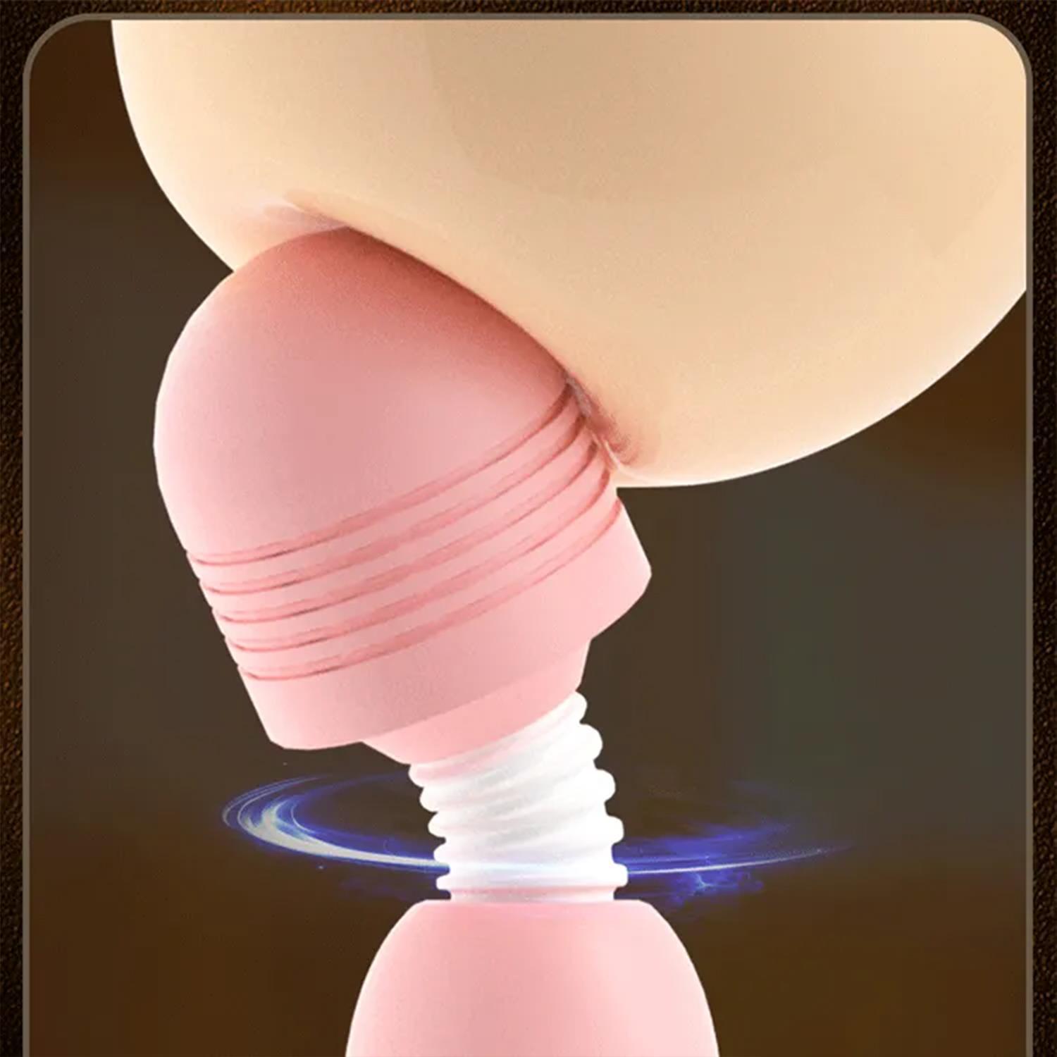 Modern Masaj Wand Vibratör Pembe