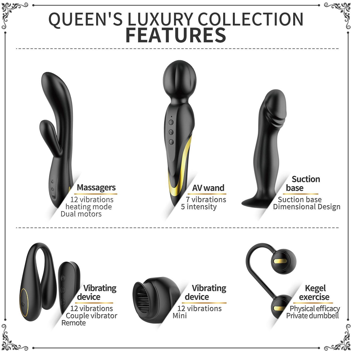 Pretty Love Queen’s Luxury Collection 7 Parça Lüks Çift Seti