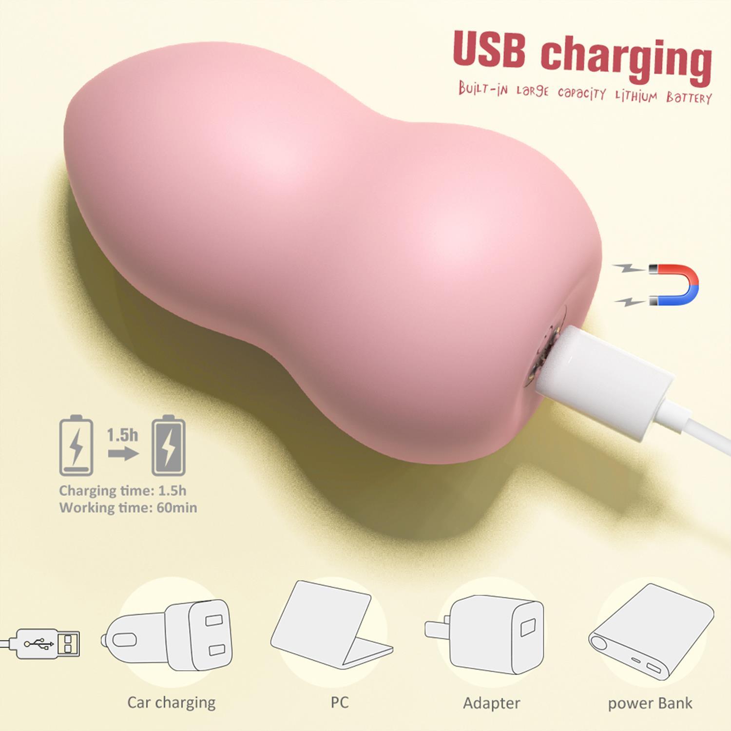 S-Hande Peach 9 Modlu Şarjlı Mini Vibratör