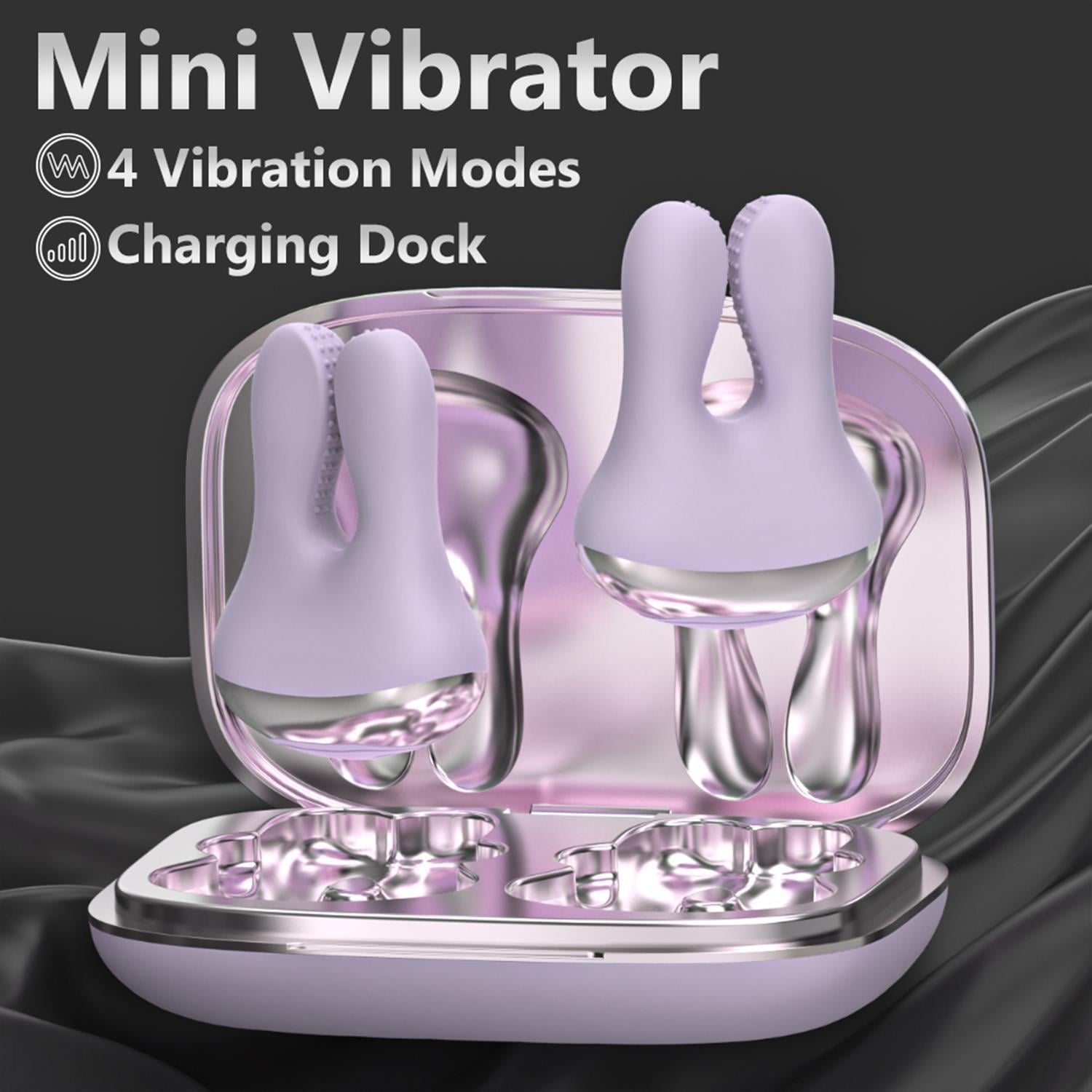 S-Hande Rabbit Pods Titreşimli Göğüs Ucu Kıskacı Şarjlı