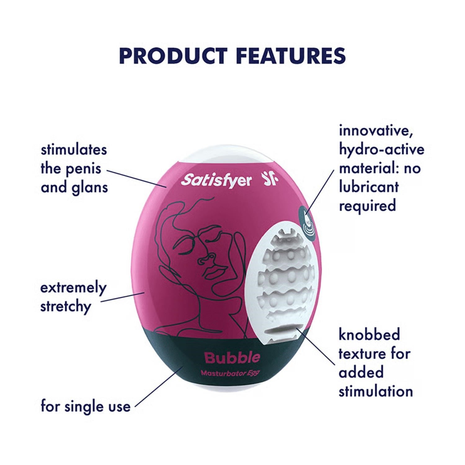 Satisfyer Bubble Yumurta Mastürbatör 3lü Set