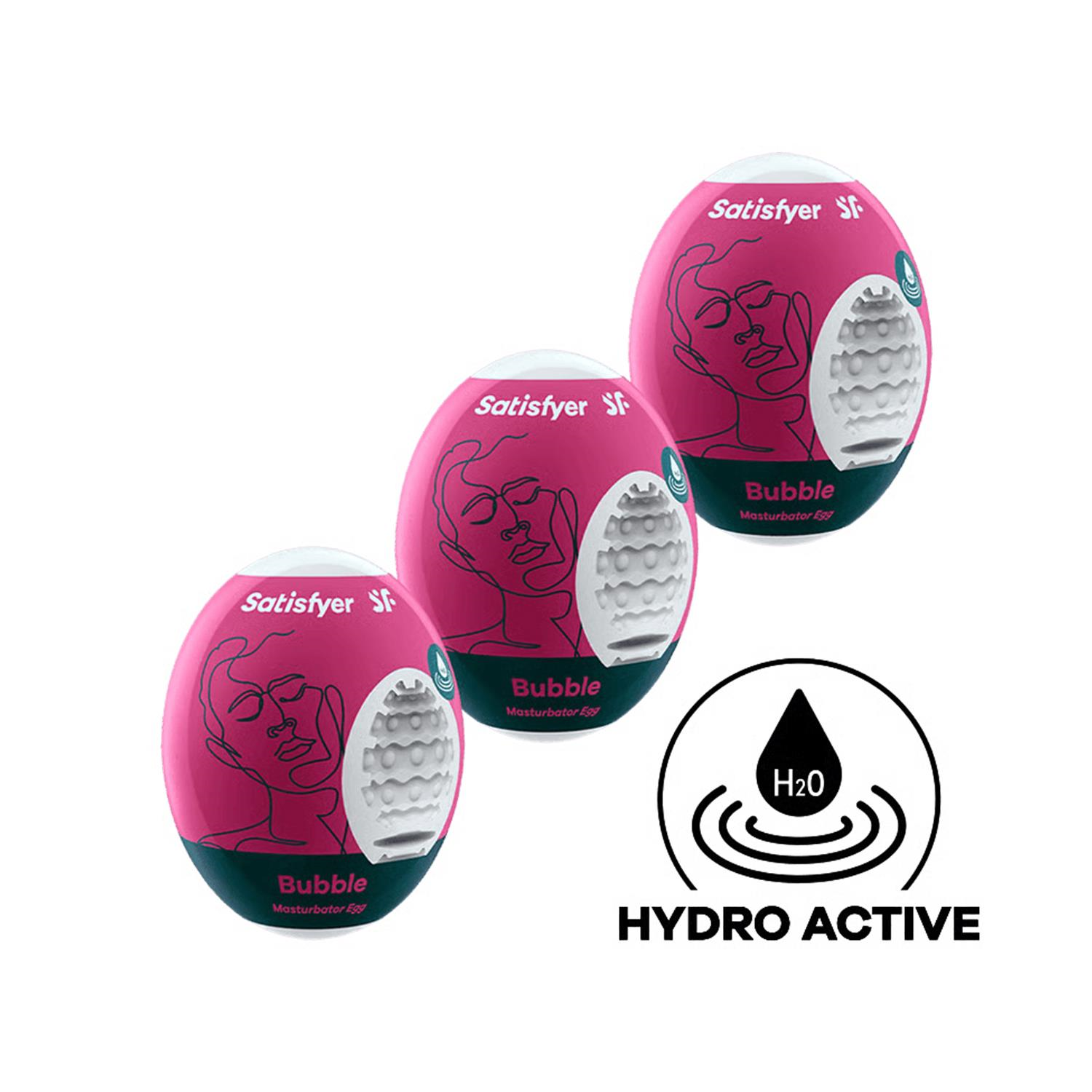 Satisfyer Bubble Yumurta Mastürbatör 3lü Set