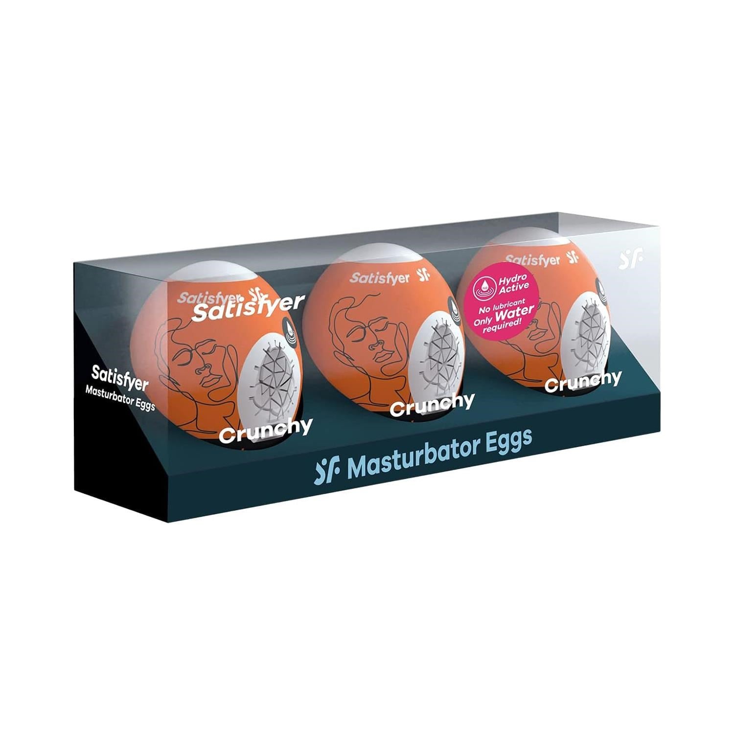 Satisfyer Crunchy Yumurta Masturbatör 3lü Set