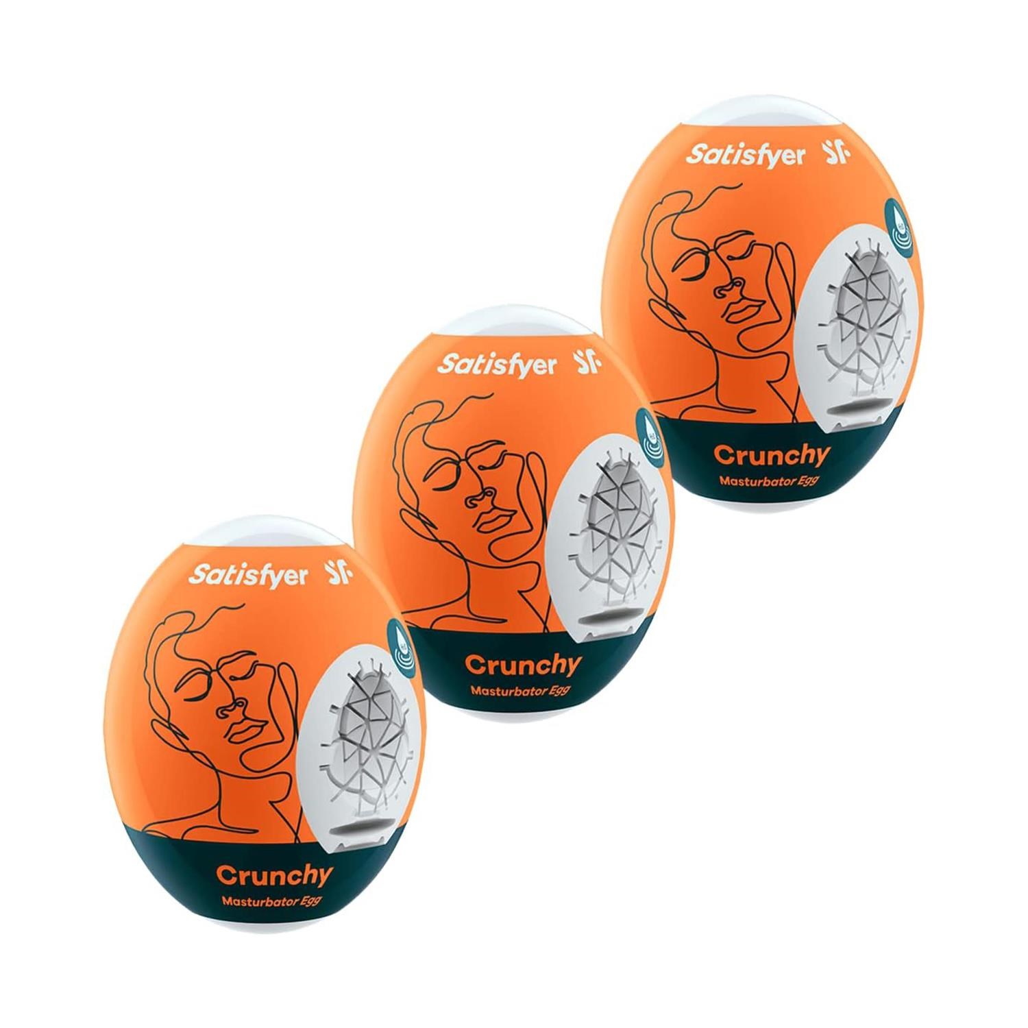 Satisfyer Crunchy Yumurta Masturbatör 3lü Set