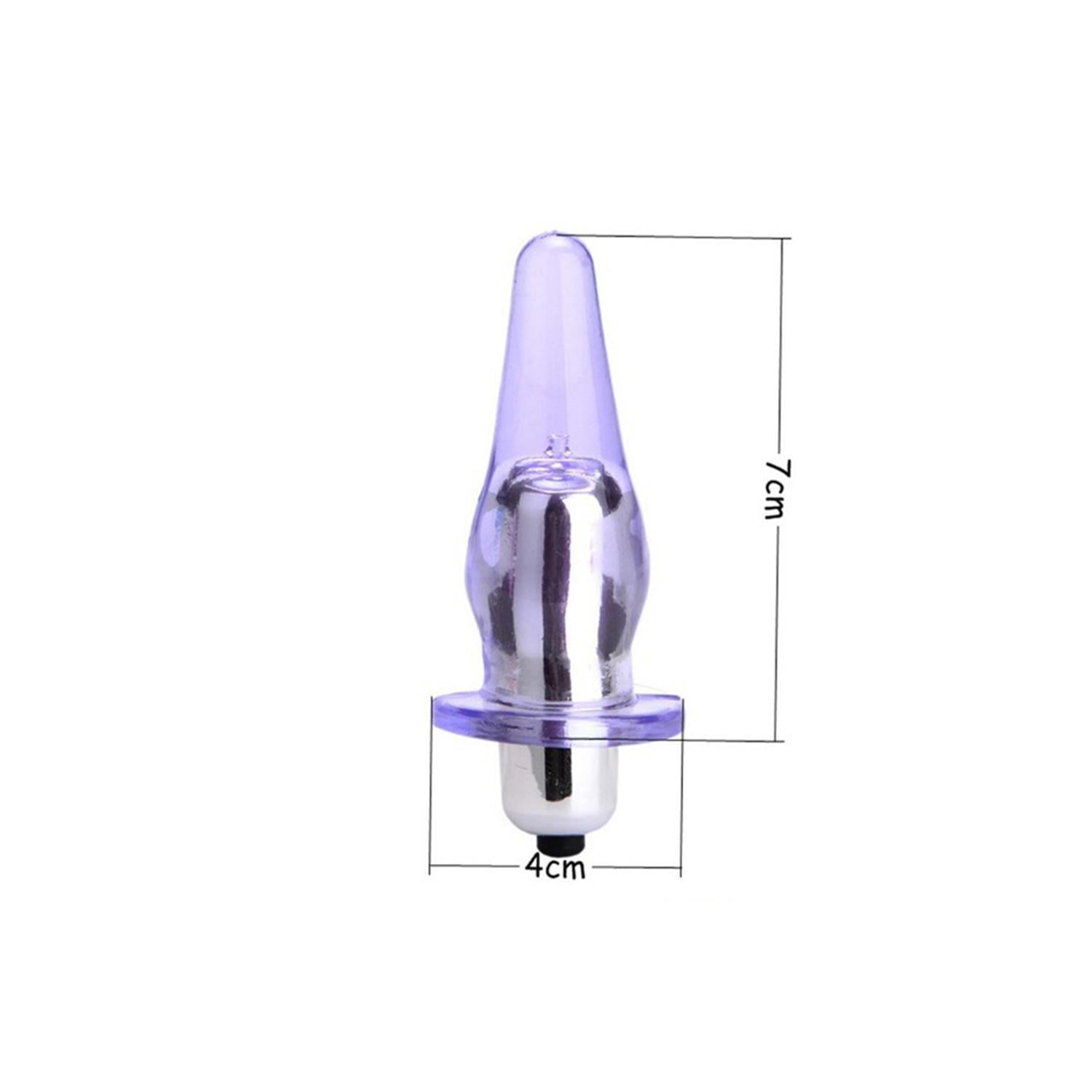 Şeffaf Silikon Anal Vibratör Rose