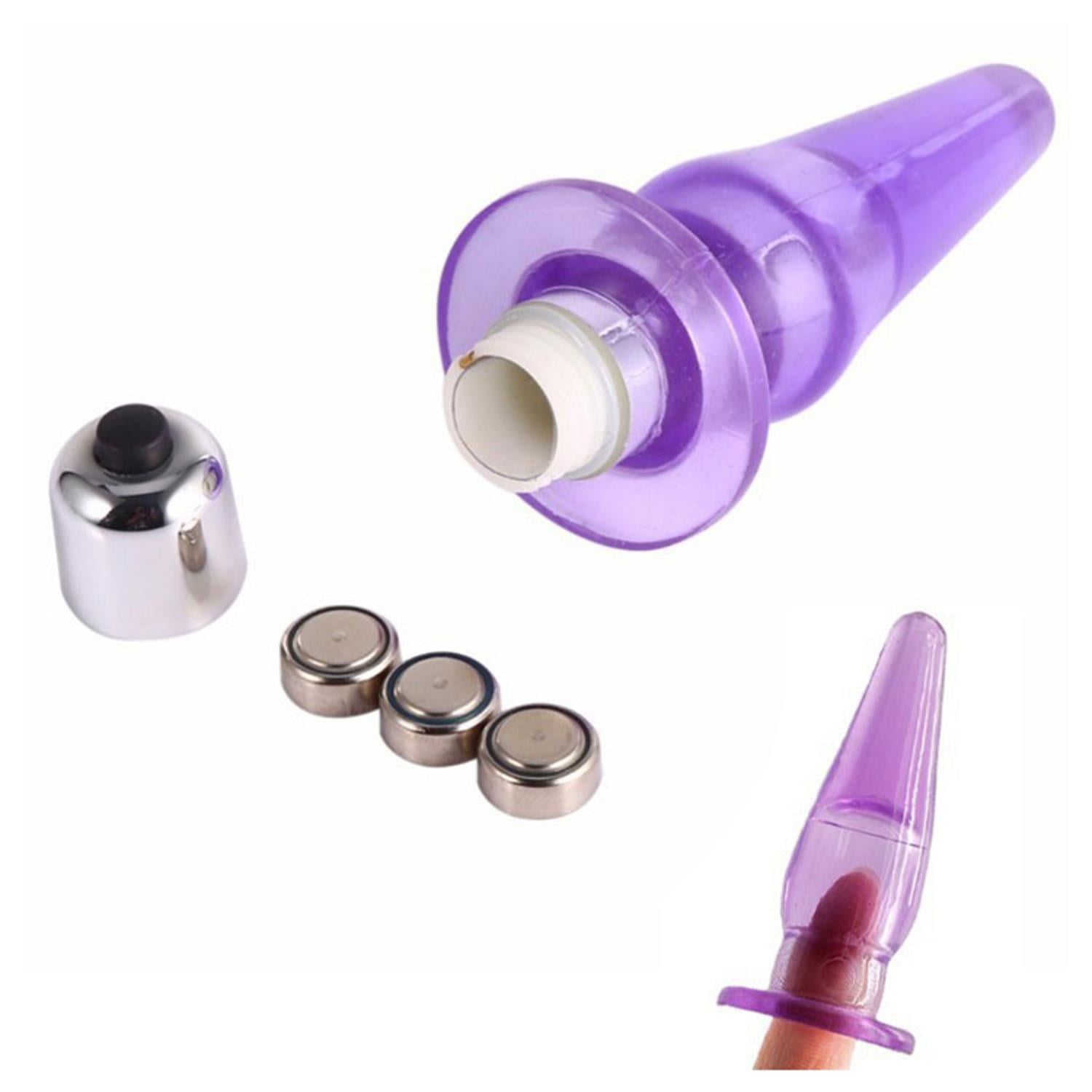 Şeffaf Silikon Anal Vibratör Rose