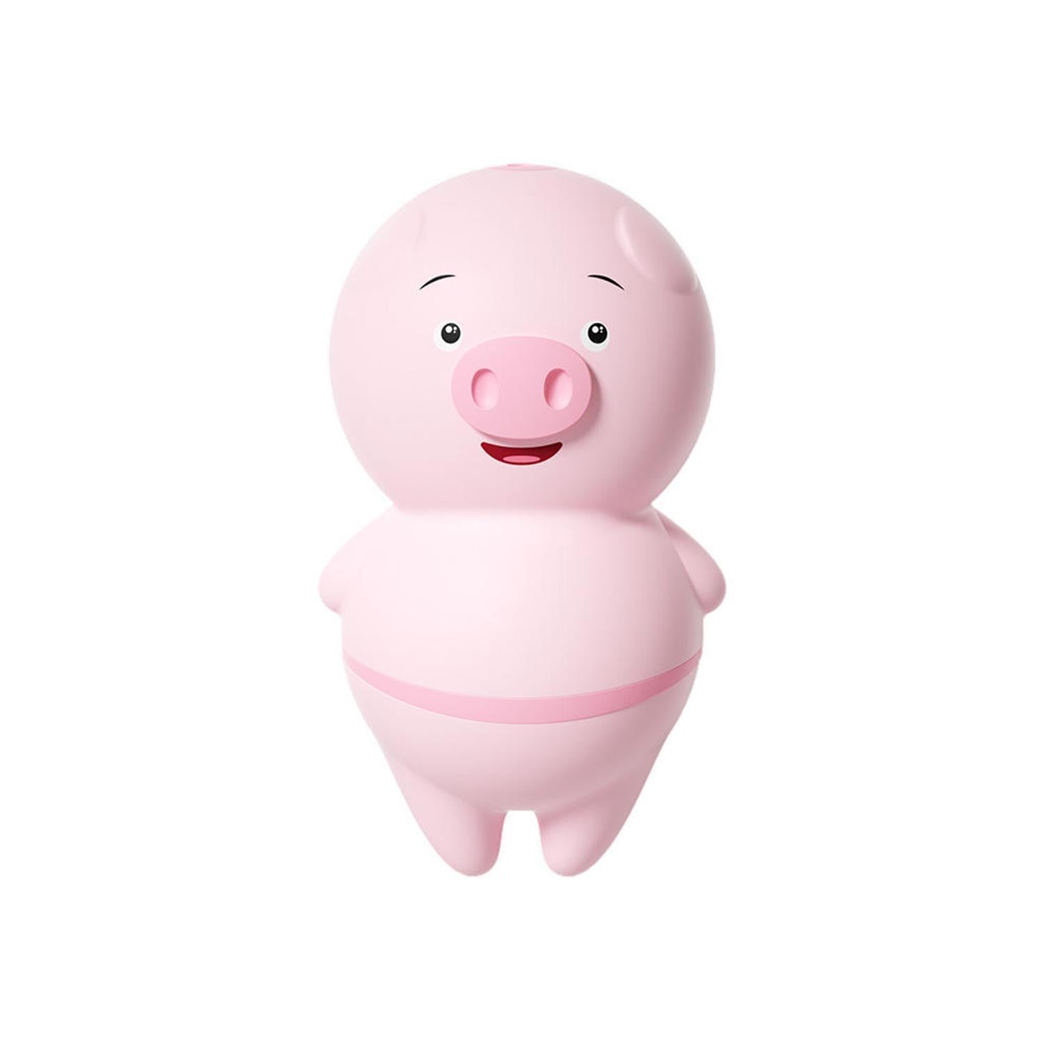 Sevimli Domuz Figür Dil Vibratör Pembe