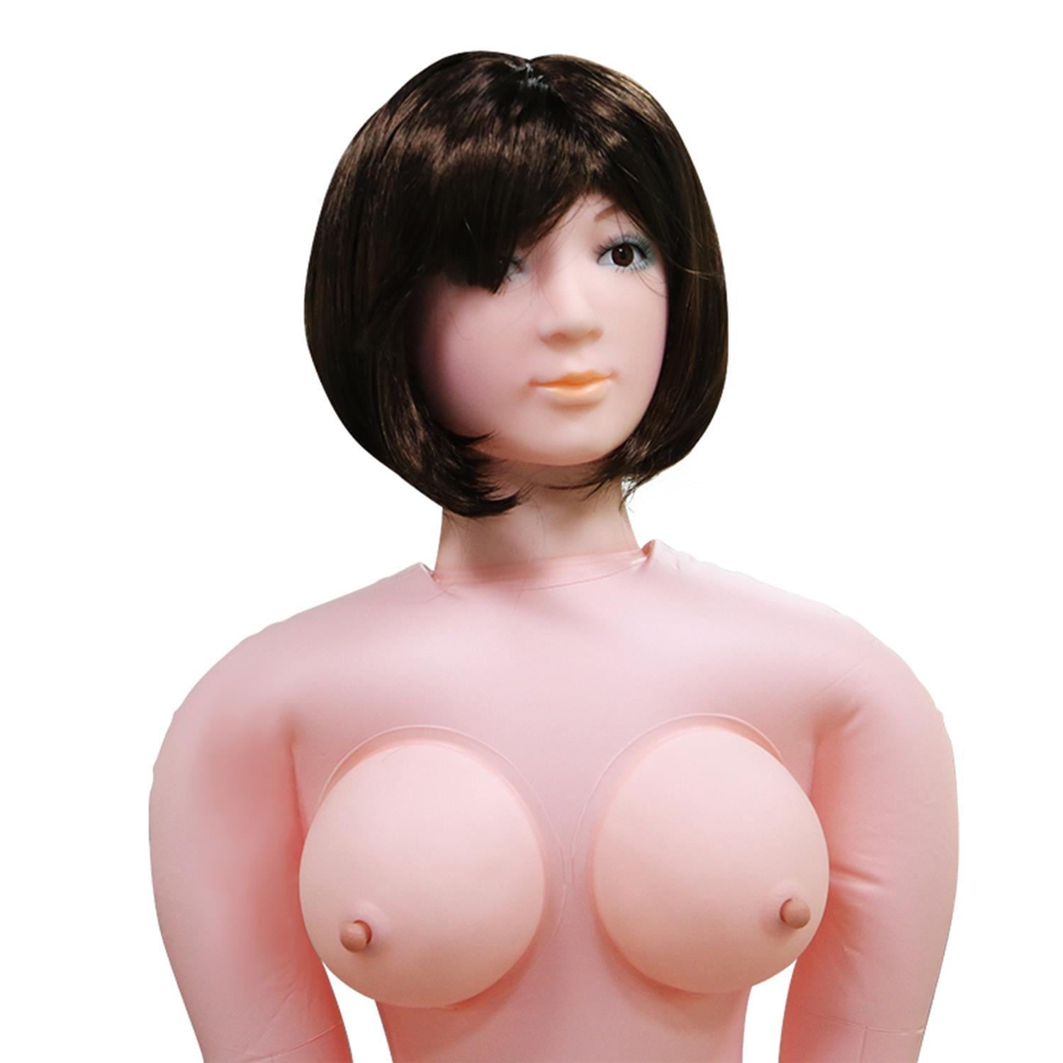 Şişme Partner Figür Kısa Saçlı Esmer