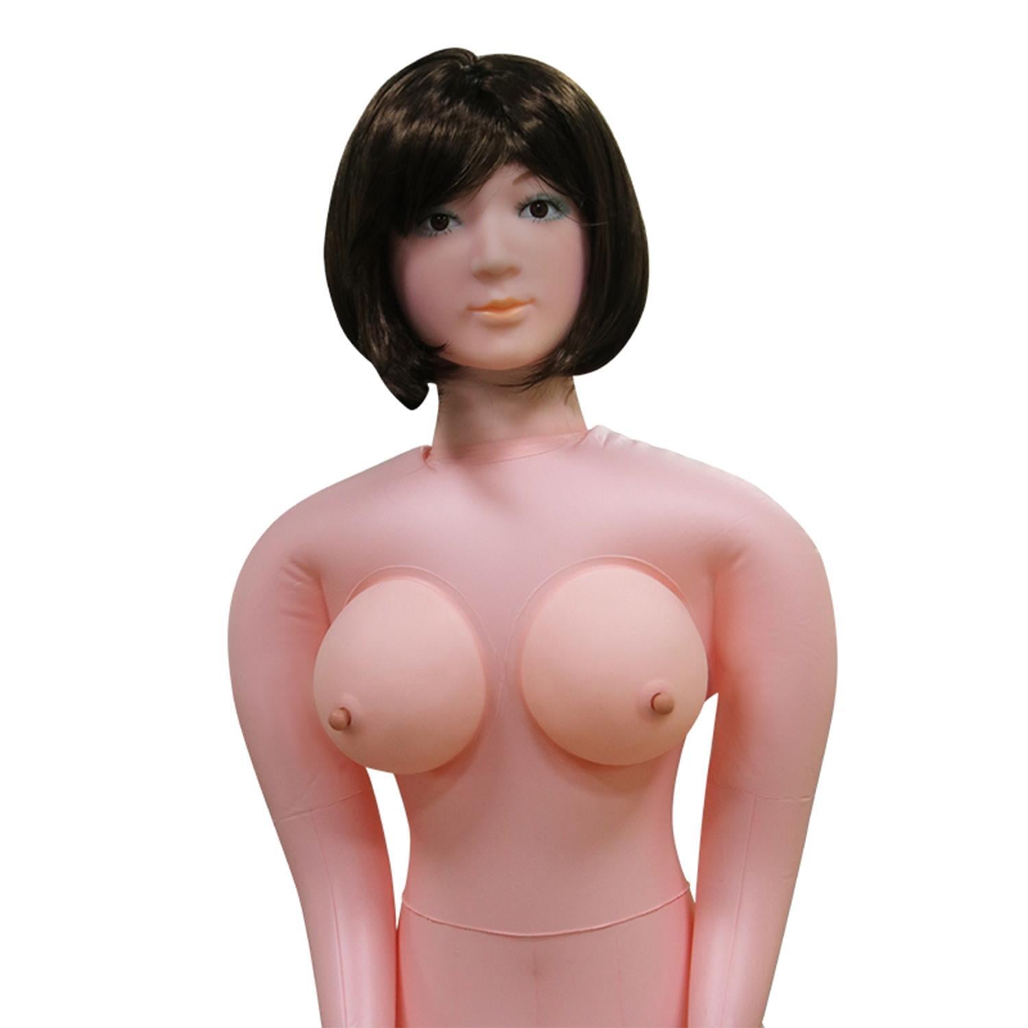 Şişme Partner Figür Kısa Saçlı Esmer