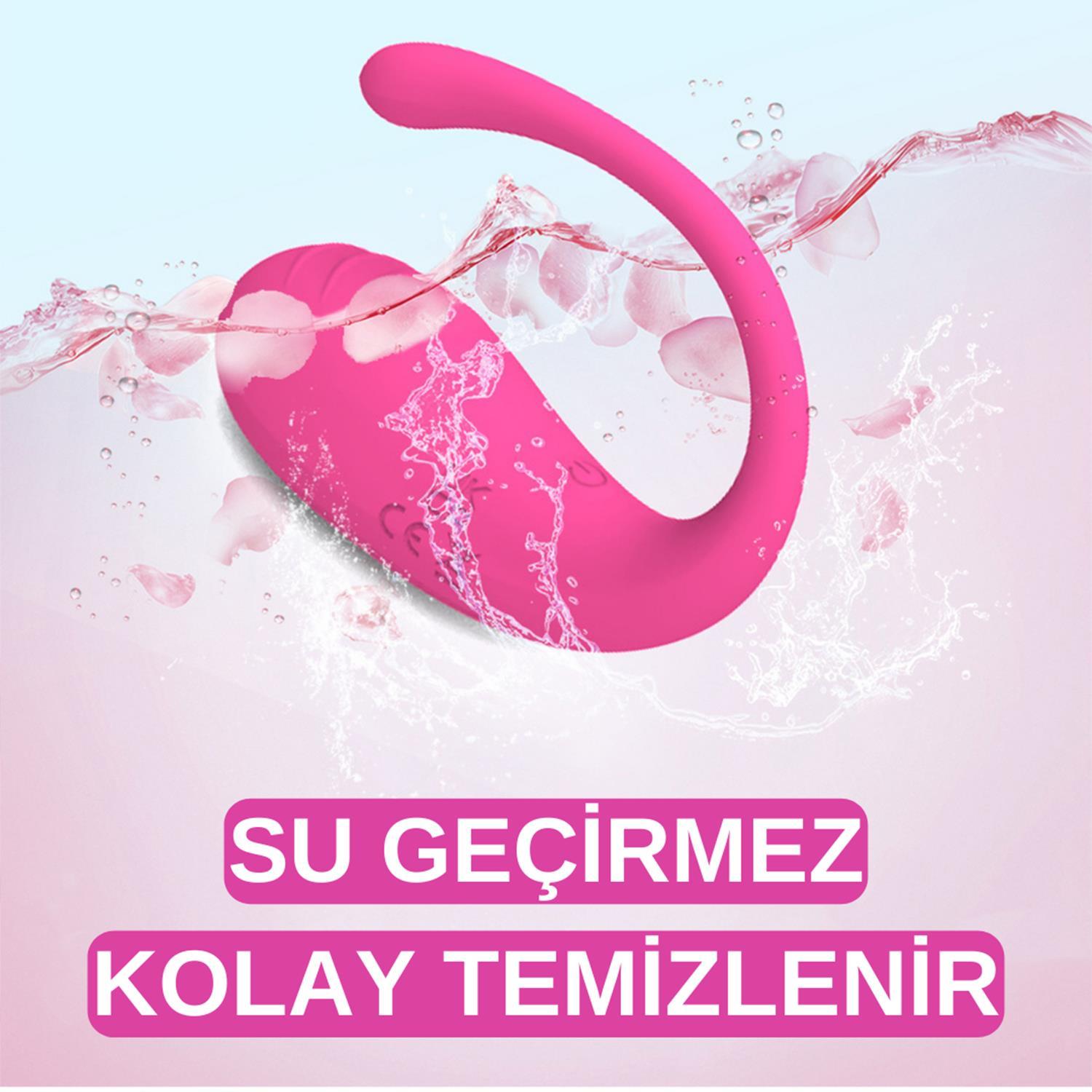 Telefon Kontrollü Klitoris Uyarıcılı Vibratör