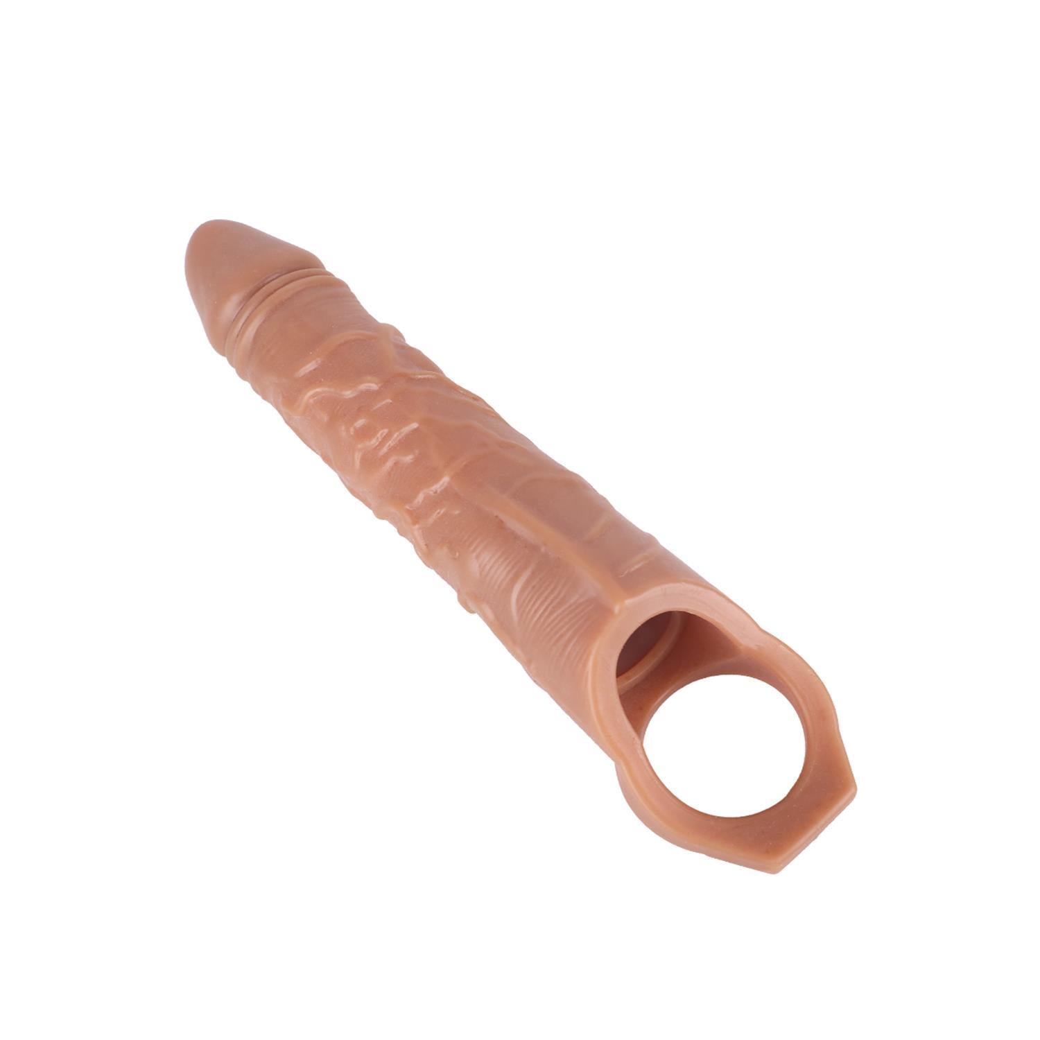 Titreşimli Penis Kılıfı Ten Rengi