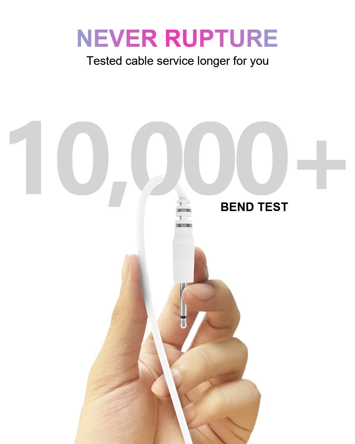 Vibratör İçin DC Uçlu USB Şarj Kablosu 30 cm