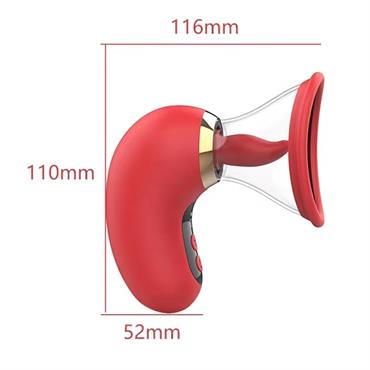 APP Kontrollü Emişli Ve Dilli Vibratör - Dijital Ekranlı, Sessiz, Su Geçirmez