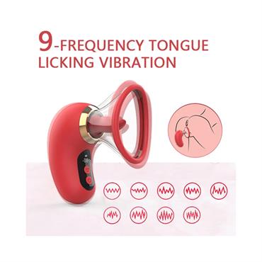 APP Kontrollü Emişli Ve Dilli Vibratör - Dijital Ekranlı, Sessiz, Su Geçirmez