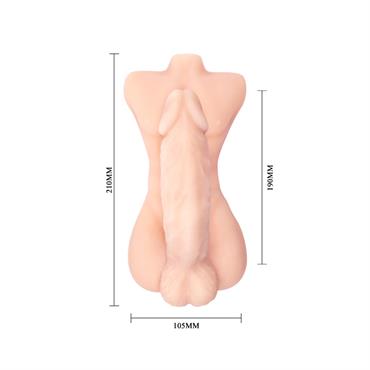 Baile Temptation Bigger Man Kıkırdaklı Torso Dildo