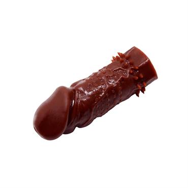 Baile WolfTooth Dokulu Penis Kılıfı & Uzatıcı Sleeve