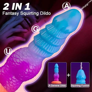 Boşalan Yaratık Dildo - 20 cm