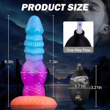 Boşalan Yaratık Dildo - 20 cm