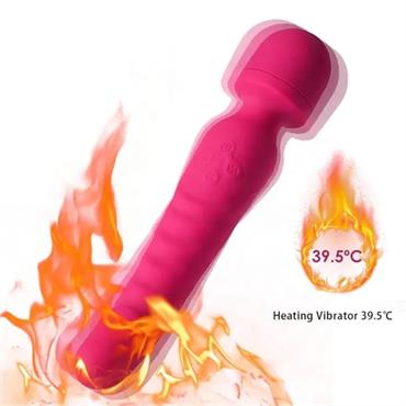 Çift Taraflı Wand Vibratör Kırmızı