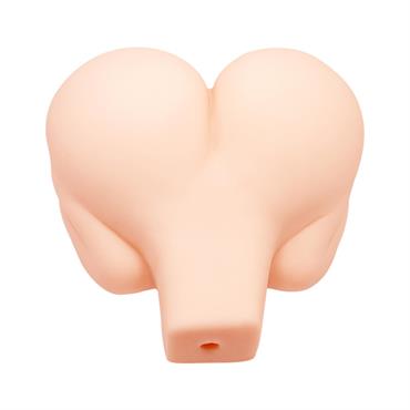 Crazy Bull Titreşimli Real-Skin Vajina & Anal Mastürbatör