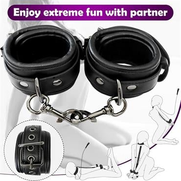 Deri Bağlama Seti Siyah