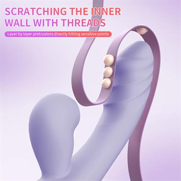 Emişli Curved Rabbit Vibratör Mor