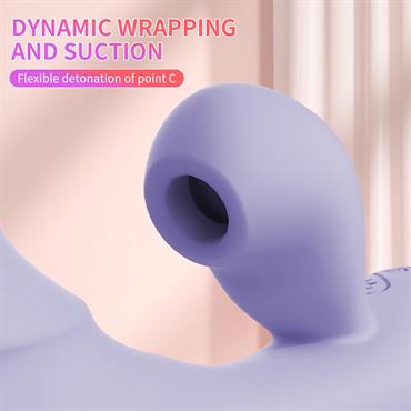 Emişli Curved Rabbit Vibratör Mor