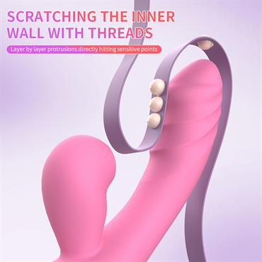 Emişli Curved Rabbit Vibratör Pembe