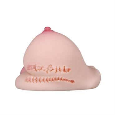 Gerçekçi Göğüs ve Vajina Mastürbatör – Yumuşak Silikon, Çift Kanallı, 2.3 Kg