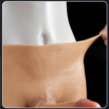 Giyilebilir Silikon Gerçekçi Dildo Pantolon Orta Boy Boş Strapon