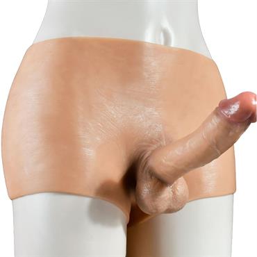 Giyilebilir Silikon Gerçekçi Dildo Pantolon Küçük Boy Boş Strapon