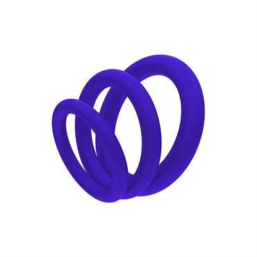 Mavi Penis Halkası Seti 3 Boy