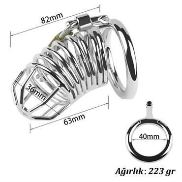 Metalik Penis Kilidi 50mm