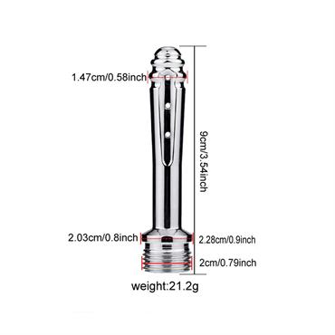 Paslanmaz Çelik Anal Duş Temizleyici 9 cm